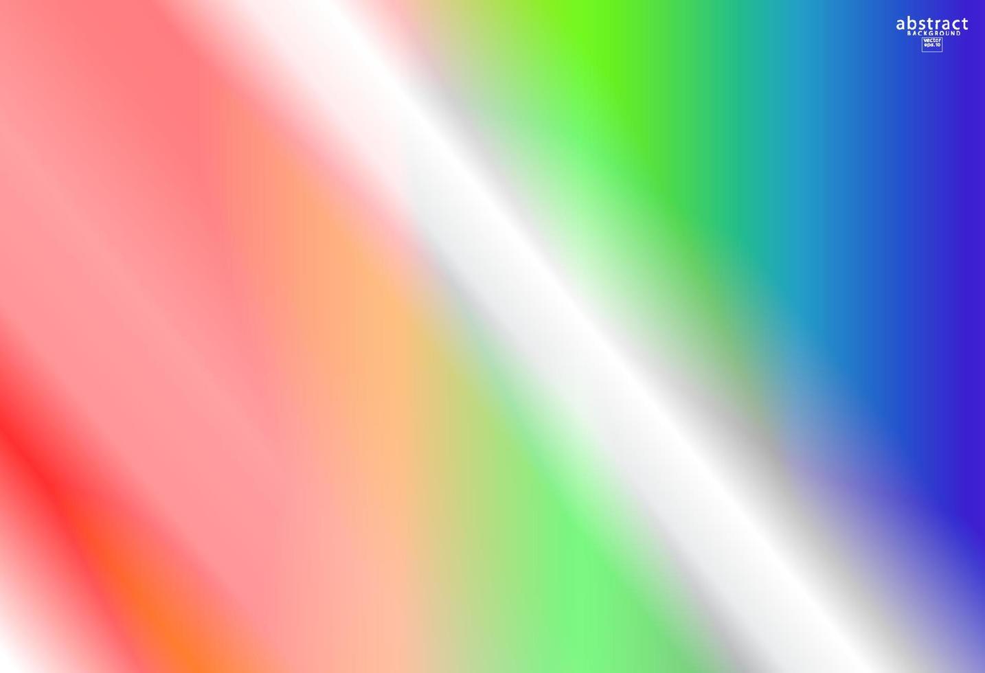 Fondo de malla de degradado borroso abstracto colores brillantes del arco iris. plantilla de banner suave liso colorido. ilustración vectorial vibrante creativa vector