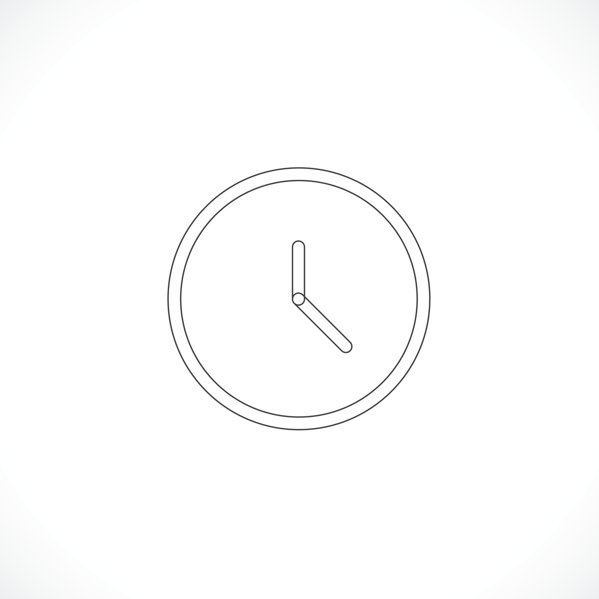 Clock icon. Clock Time symbol flat style. design web site icon, logo, app,  UI. Illustration - Vector. EPS10. 4338226 Vector Art at Vecteezy