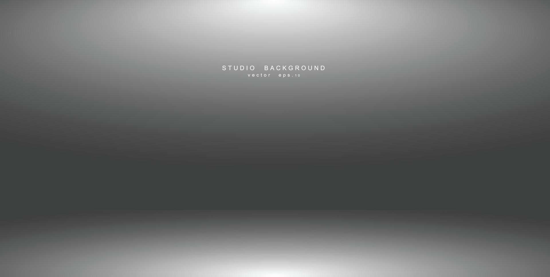 Empty gradient studio room background. backdrop light interior with copyspace for your creative project, Vector illustration EPS 10