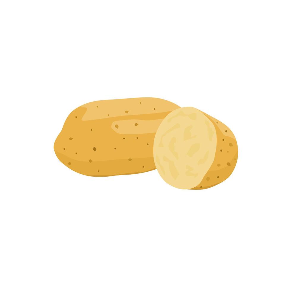 Isolated Potato vector design on White background