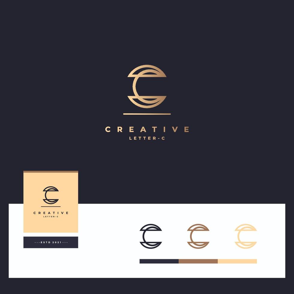 Letter C Logotype vector