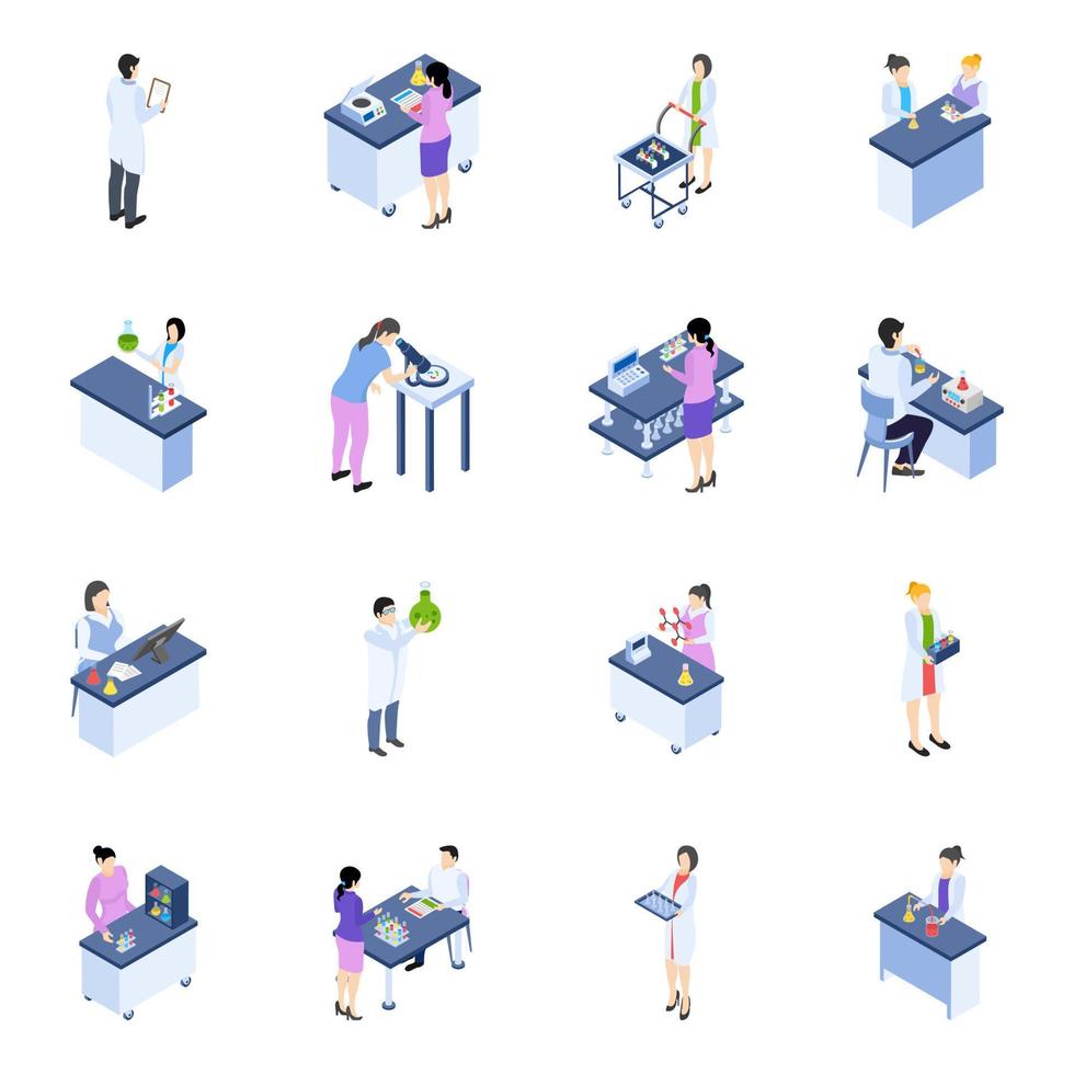 Trendy Research Laboratory vector