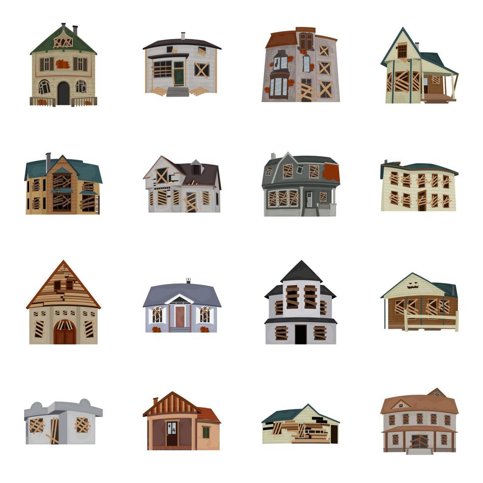 Creepy House Concepts vector