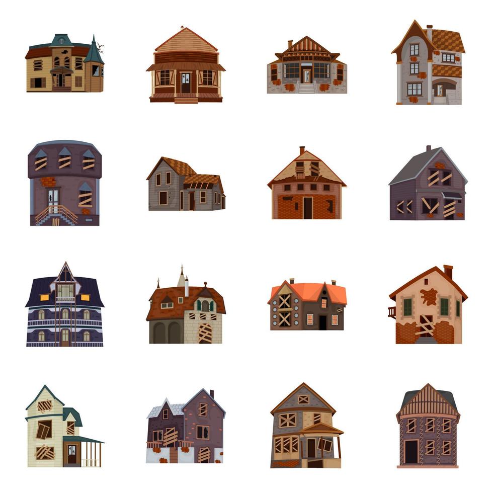 Horror House Concepts vector