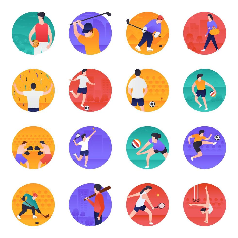 deportes y olimpicos vector