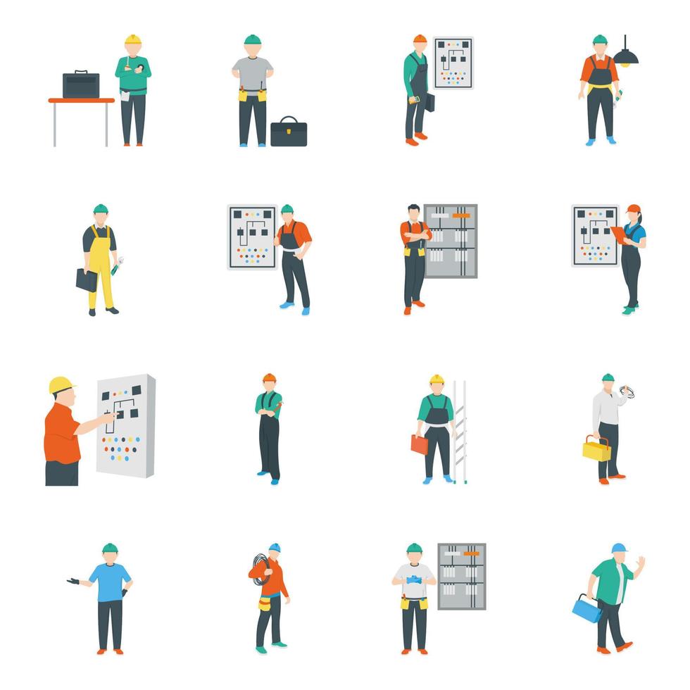 Electric People Concepts vector