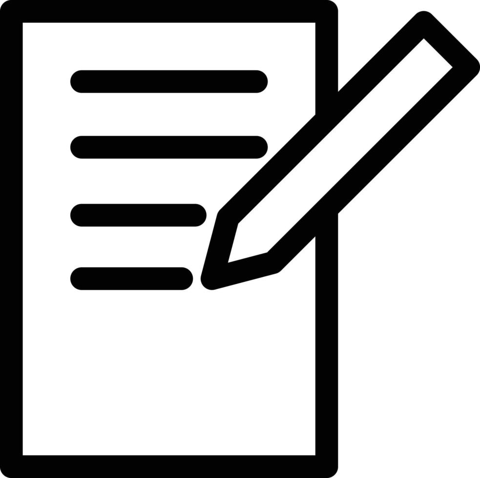 icono de escritura de la oficina de documentos de la empresa vector