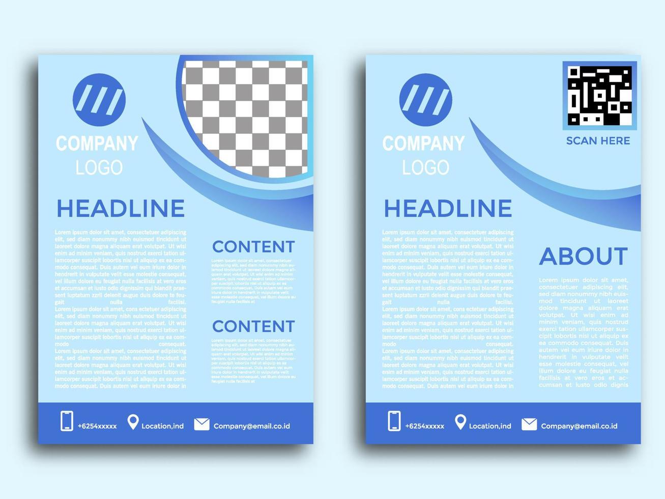 poster flyer pamphlet brochure cover design layout space for photo background, vector template in A4 size
