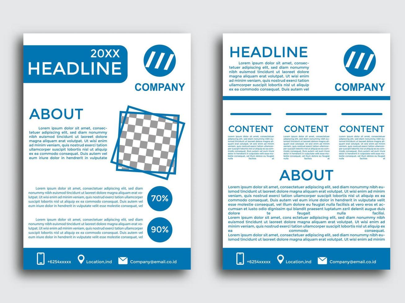 poster flyer pamphlet brochure cover design layout space for photo background, vector template in A4 size
