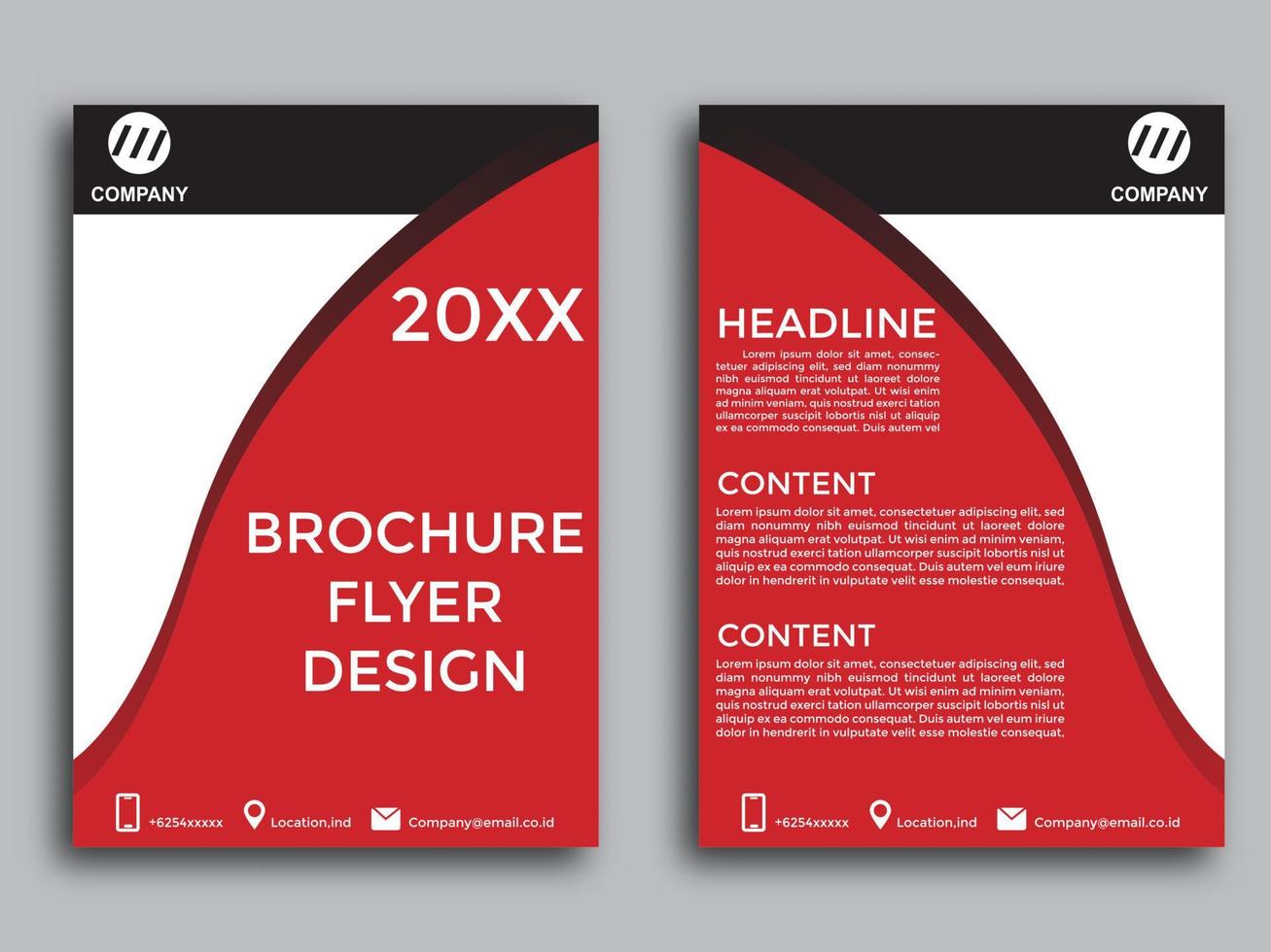 poster flyer pamphlet brochure cover design layout space for photo background, vector template in A4 size