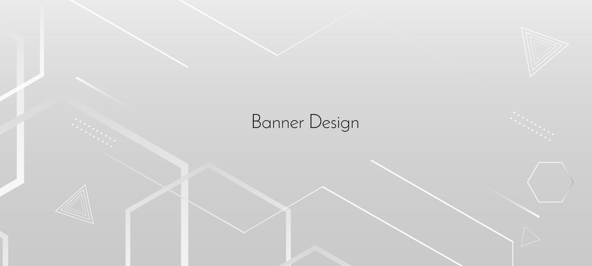 Abstract grey and white geometric stylish modern background design vector