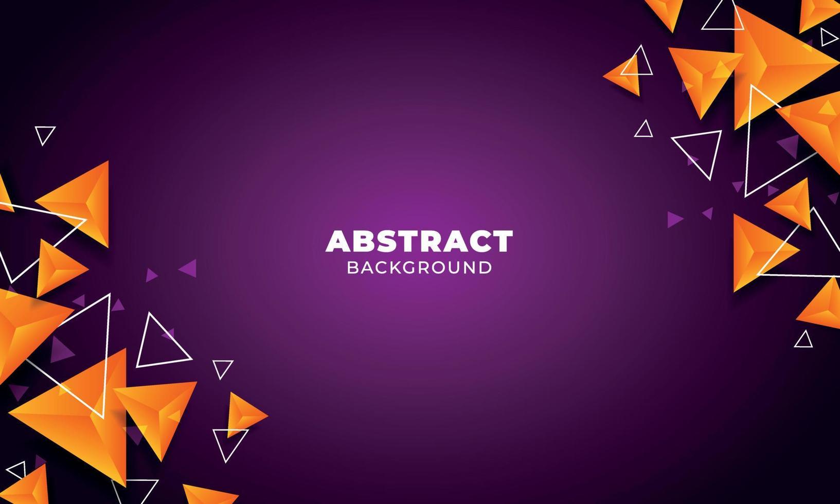 Abstrack background with gradient triangle modern shape theme. Abstrack background asset suitable for promotion, decoration, cover, banner or poster needs. vector