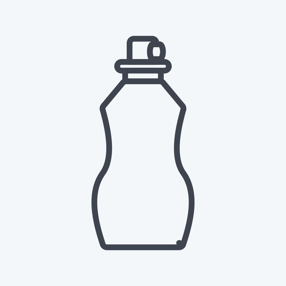 icon perfume 2 - estilo de línea - ilustración simple, bueno para impresiones, anuncios, etc. vector