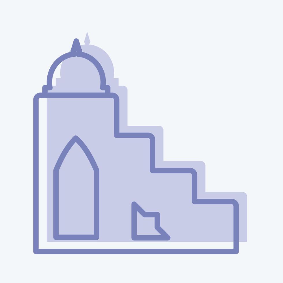 Icon Mimbar - Two Tone Style - Simple illustration vector