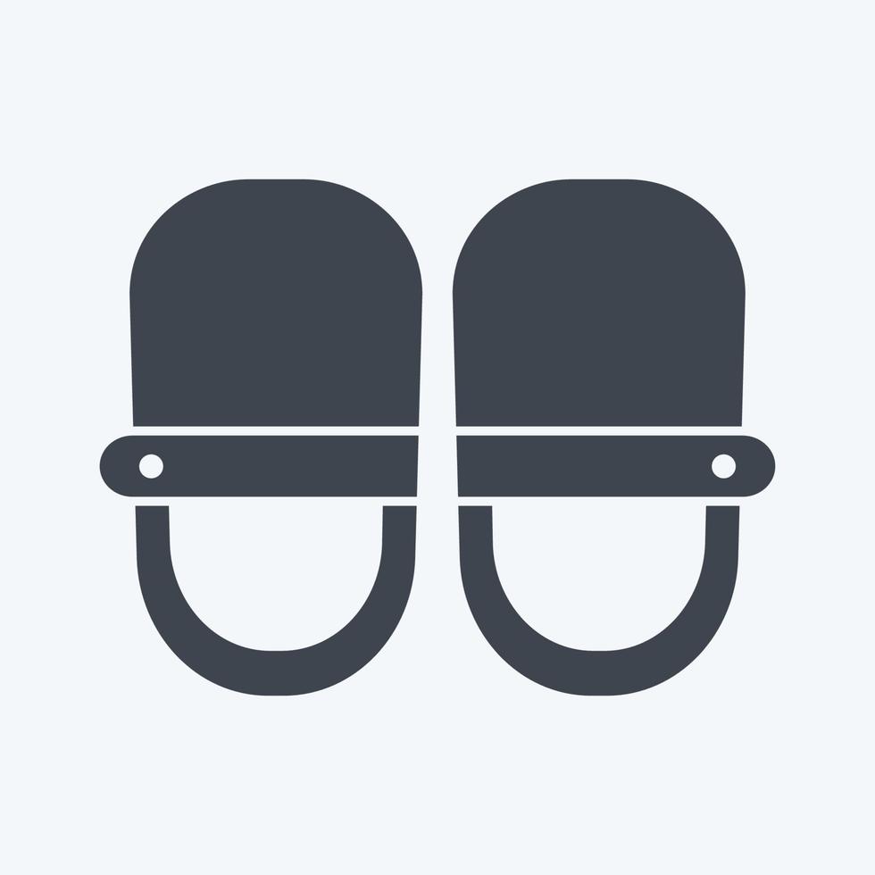 Icon Baby Shoes - Glyph Style - Simple illustration vector
