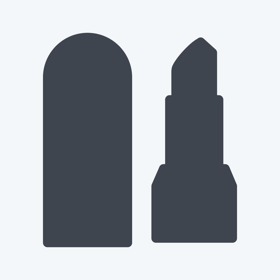 Icon Lipstick - Glyph Style - simple illustration, good for prints , announcements, etc vector