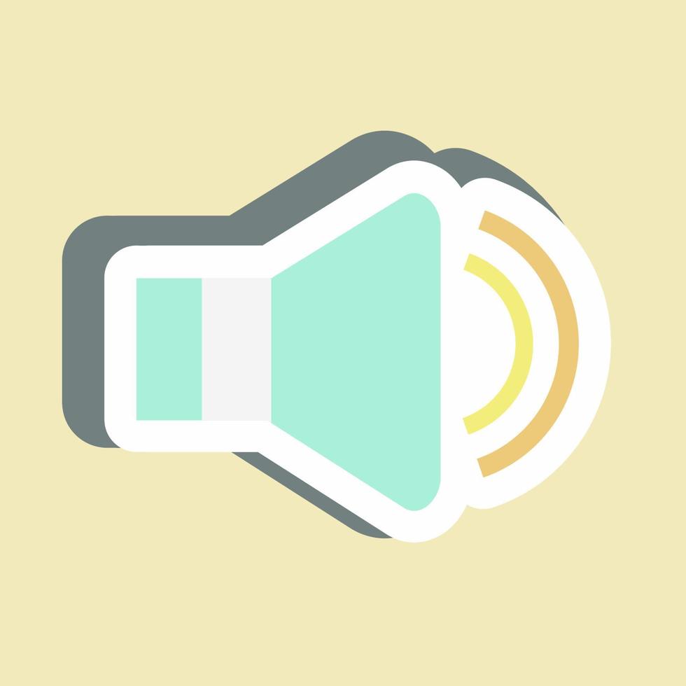 Sticker Full Volume - Simple illustration, Good for Prints , Announcements, Etc vector