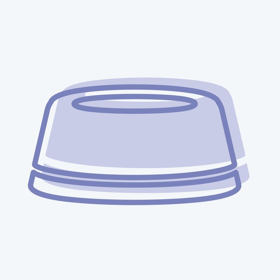 Icon Cap - Blue Eyes Style - Simple illustration vector