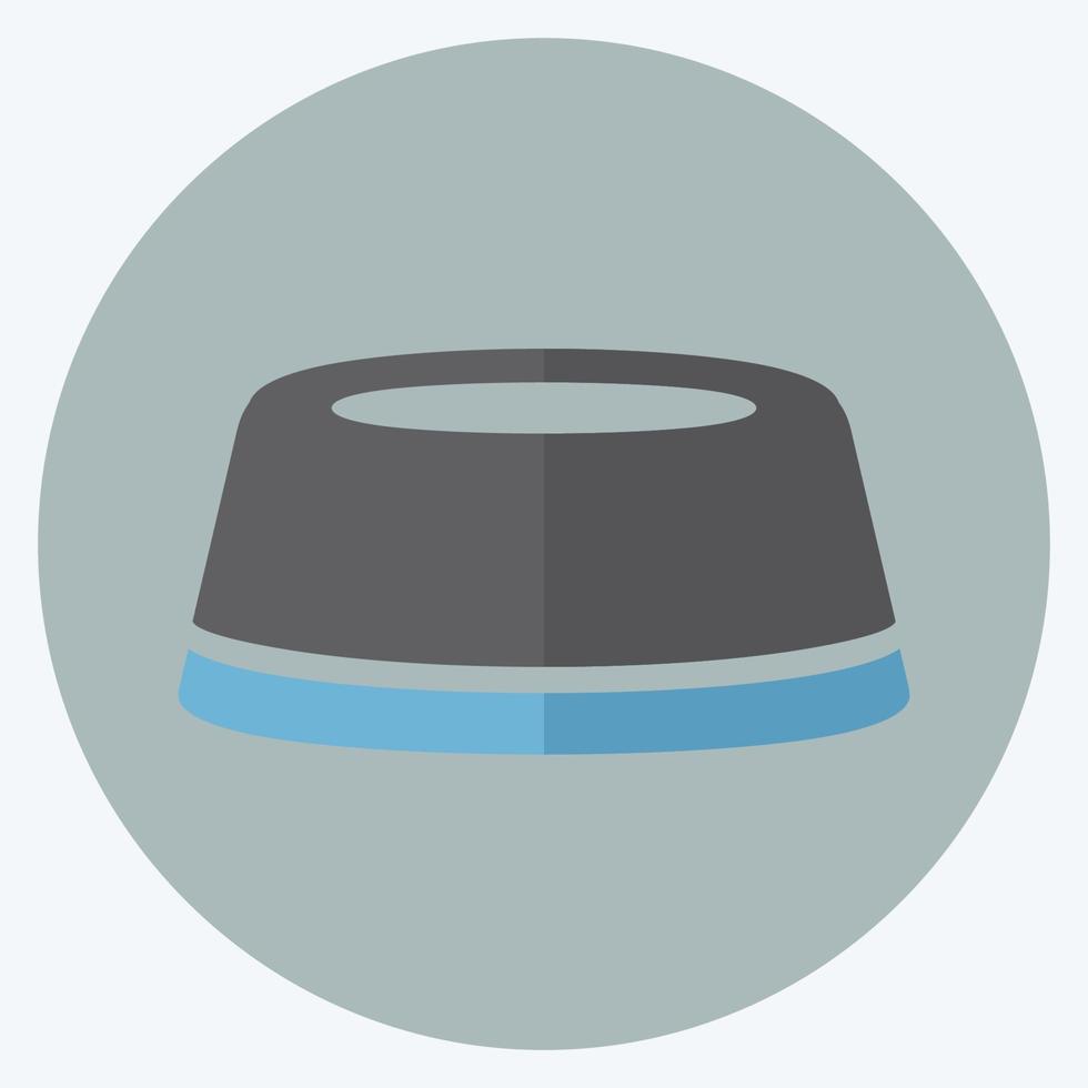 gorra de icono - estilo plano - ilustración simple vector