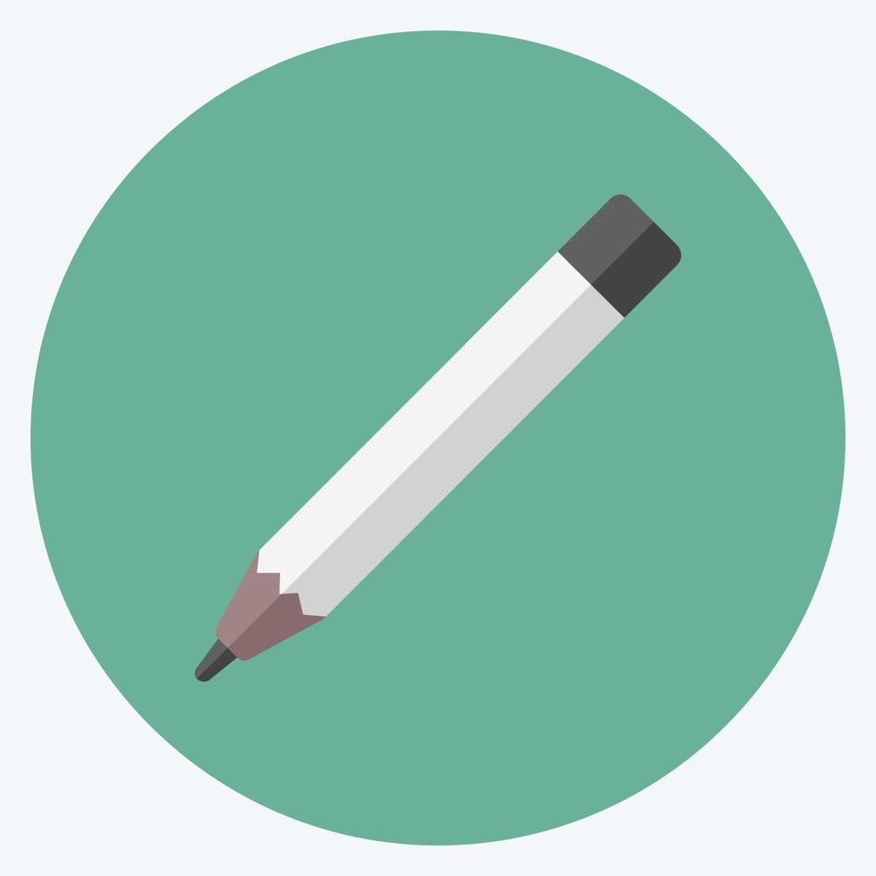 Icon Eye pencils - Flat Style - simple illustration, good for prints , announcements, etc vector