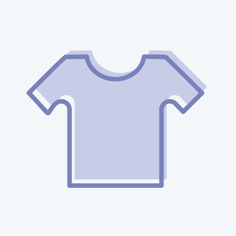 Icon Small Shirt - Two Tone Style - Simple illustration vector