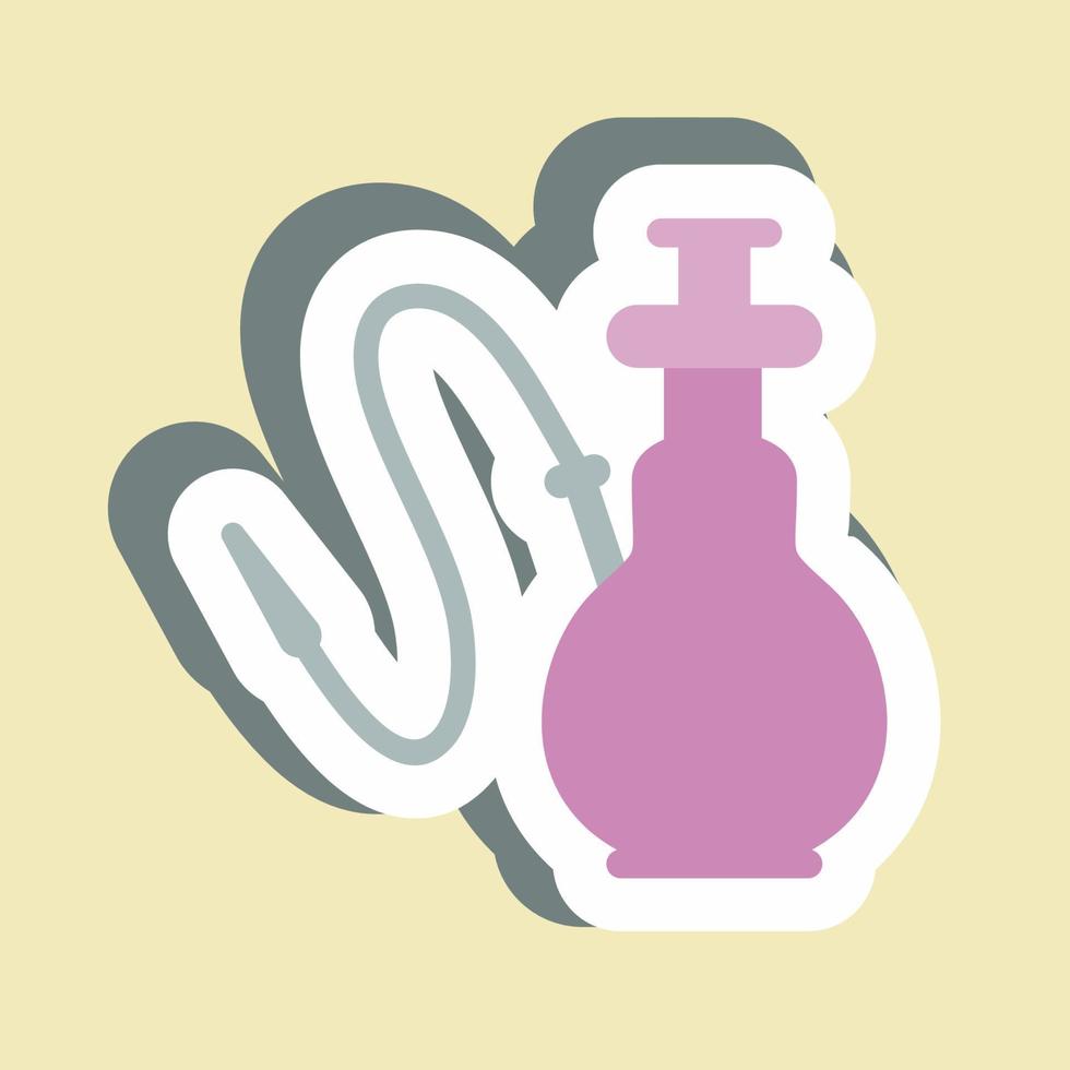 Sticker Hookah - Simple illustration vector