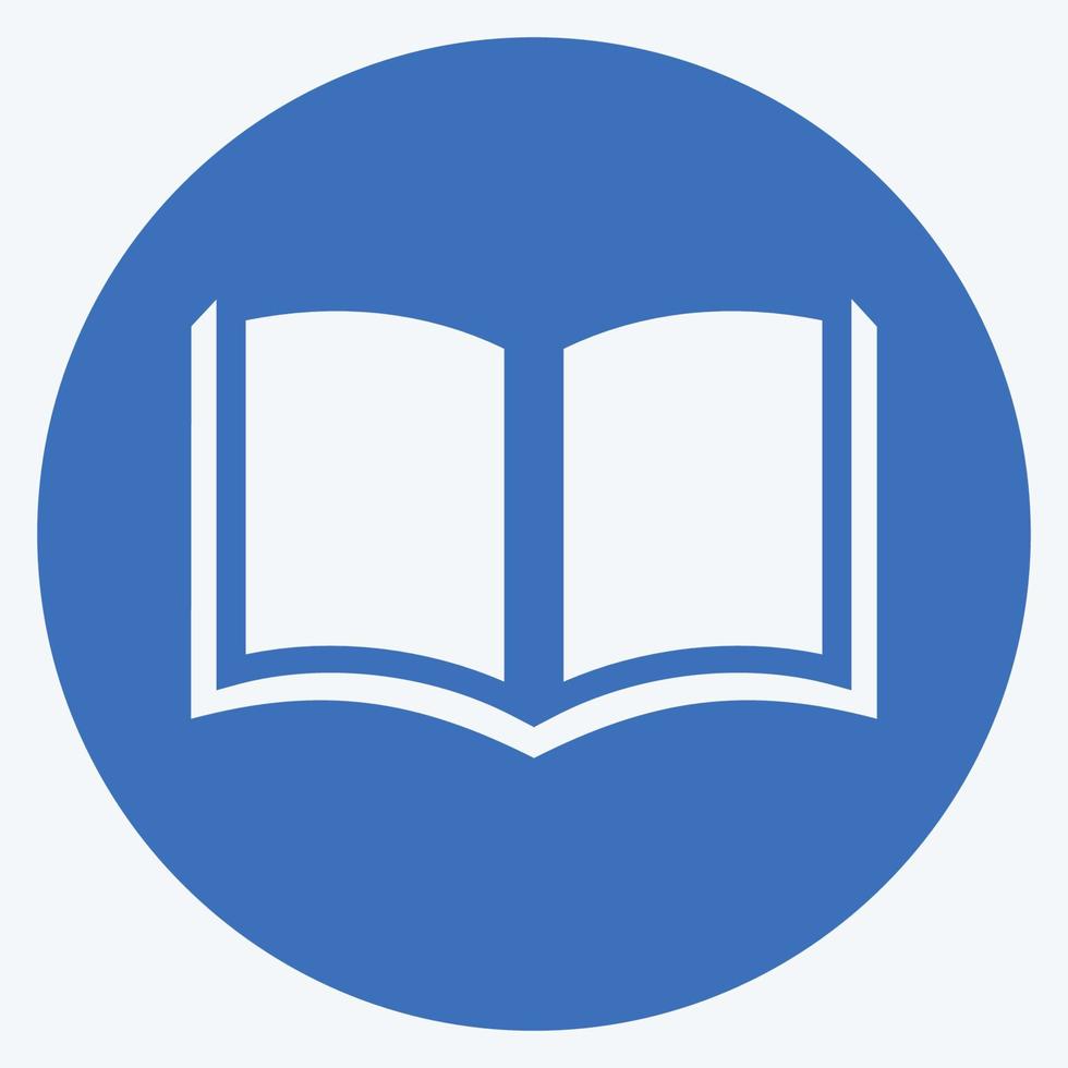 Icon Holy Book - Long Shadow Style - Simple illustration vector