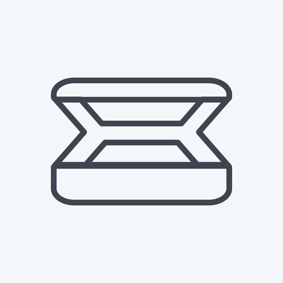 Icon Eyeshades - Line Style - simple illustration, good for prints , announcements, etc vector