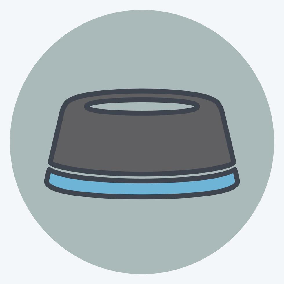 Icon Cap - Color Mate Style - Simple illustration vector