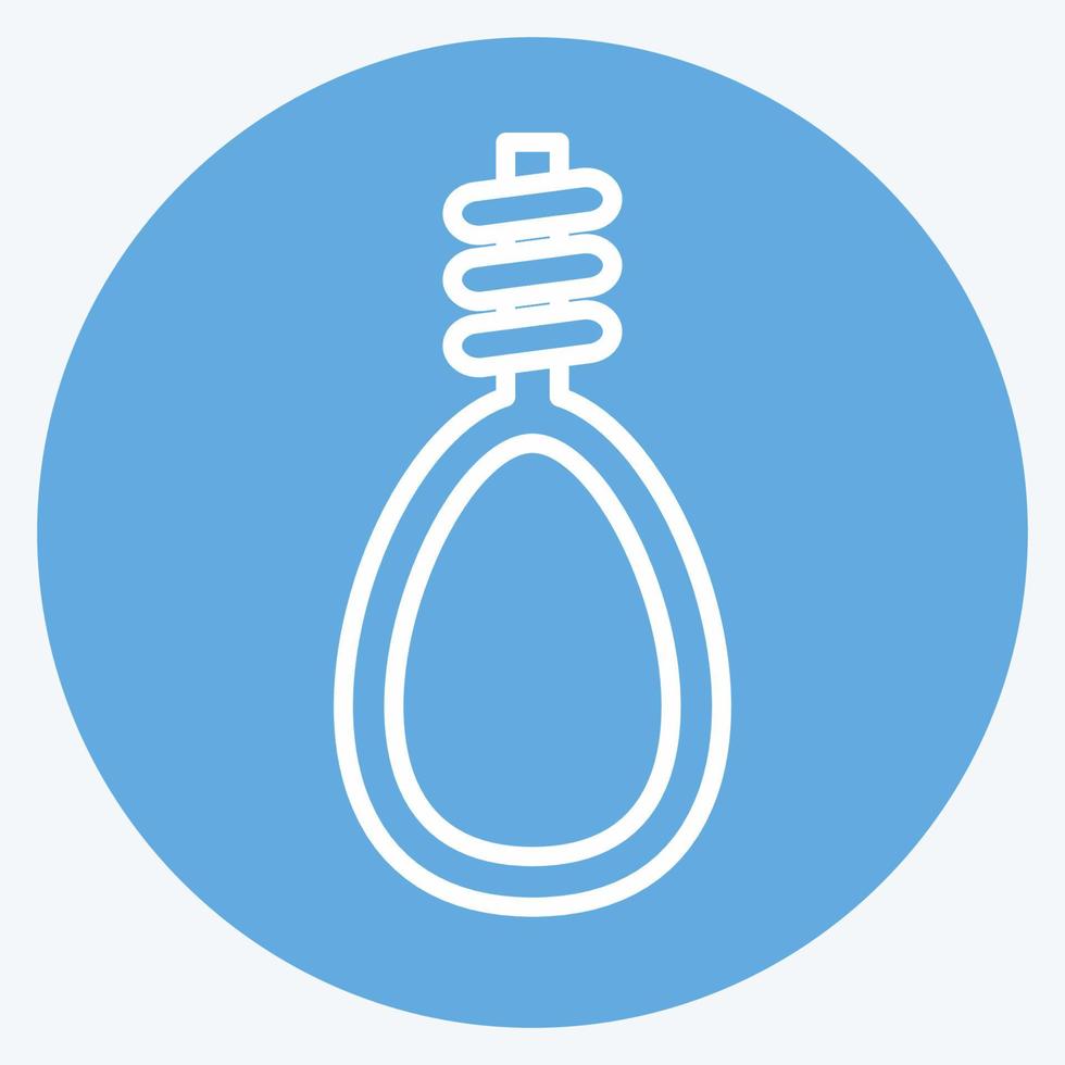 Icon Noose - Blue Eyes Style - Simple illustration, Good for Prints , Announcements, Etc vector