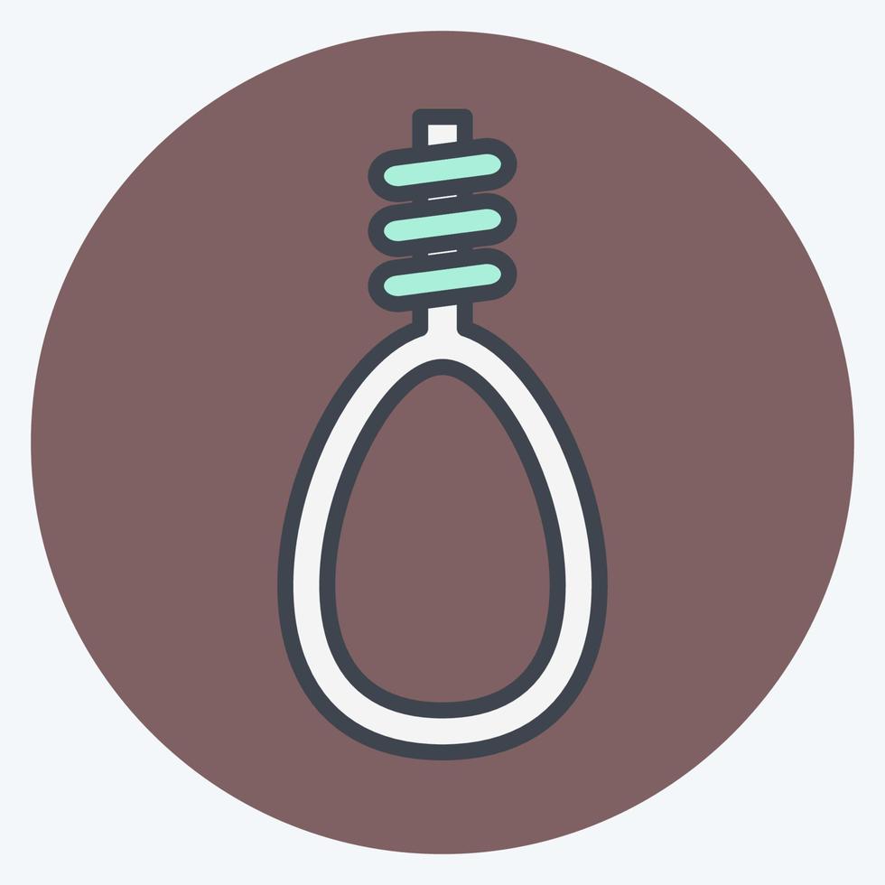 Icon Noose - Color Mate Style - Simple illustration, Good for Prints , Announcements, Etc vector