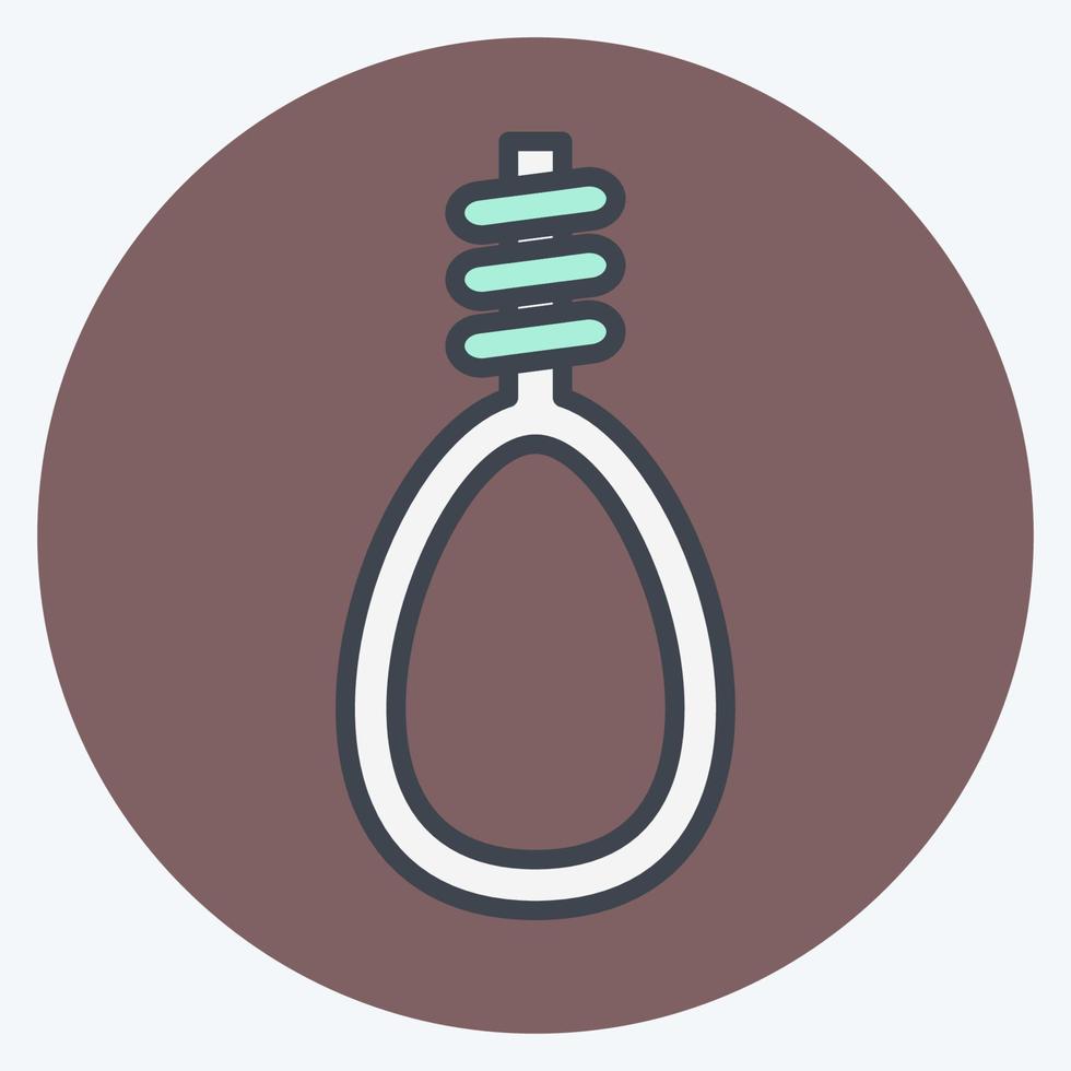 Icon Noose - Color Mate Style - Simple illustration, Good for Prints , Announcements, Etc vector