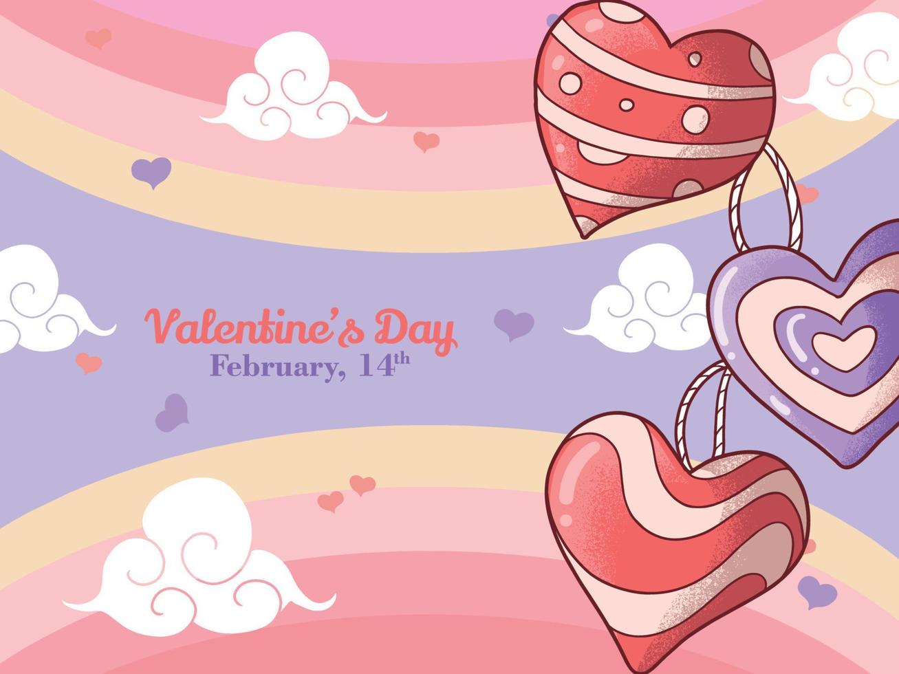 Happy Valentine's Day Concept vector