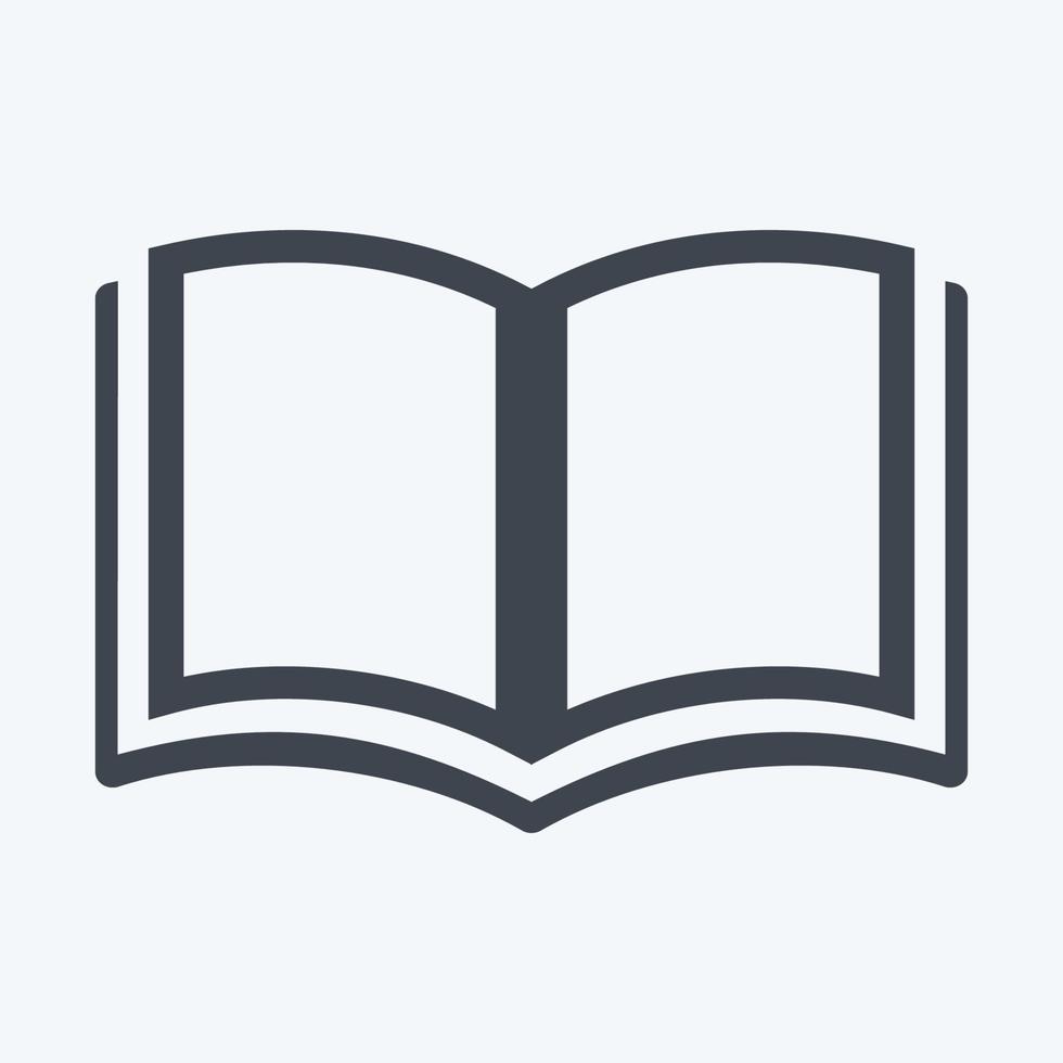 Icon Holy Book - Glyph Style - Simple illustration vector