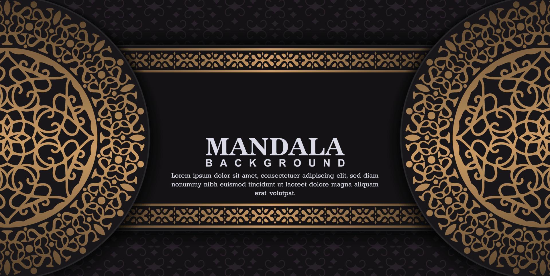 Luxury ornamental mandala background with arabic islamic east pattern style premium vector