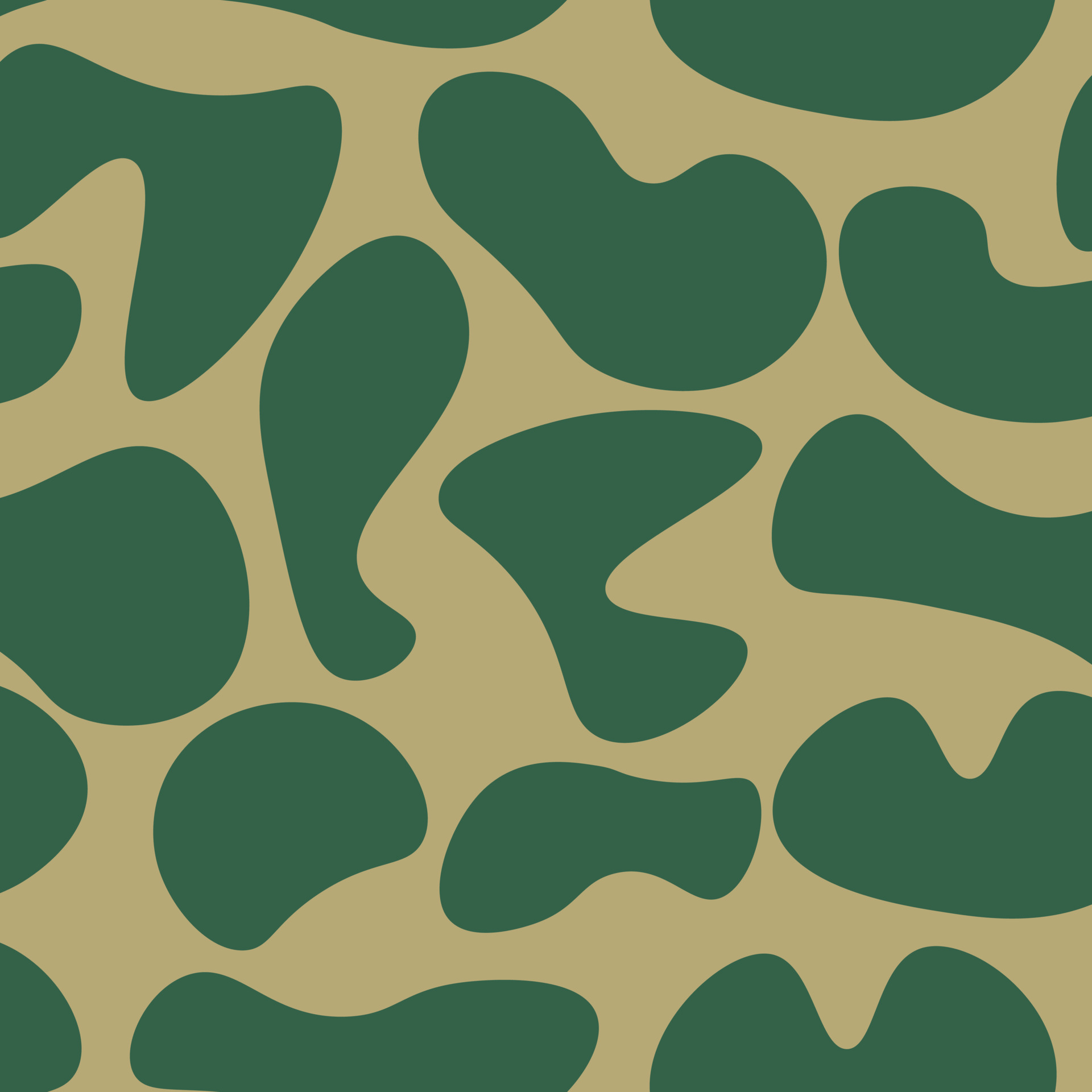 illustration, seamless pattern, abstract green spots on a beige