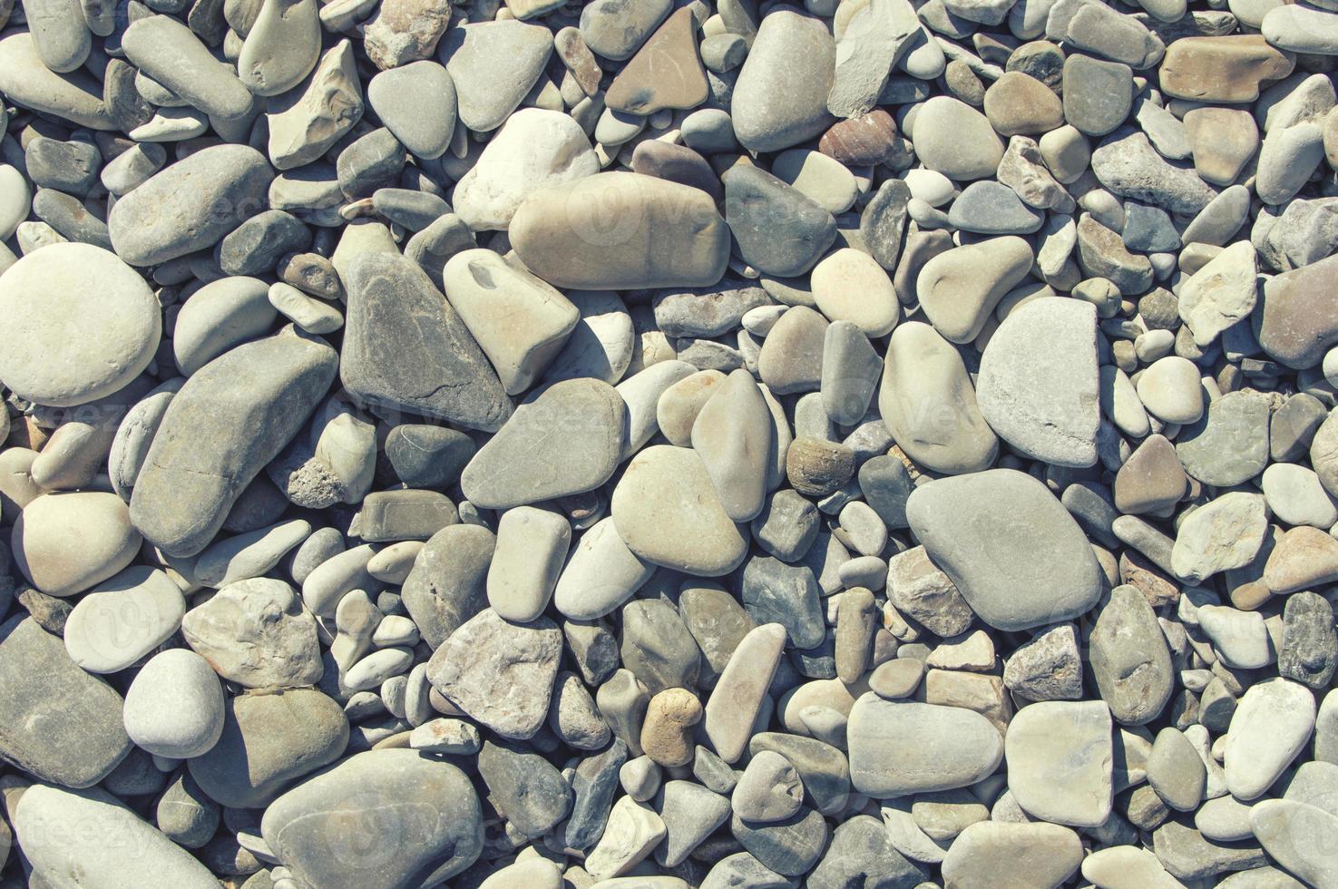 la textura son guijarros de mar. de cerca. foto