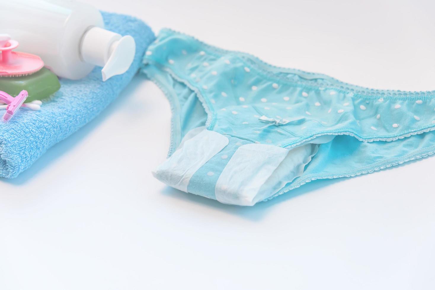 women's panties, menstruation photo