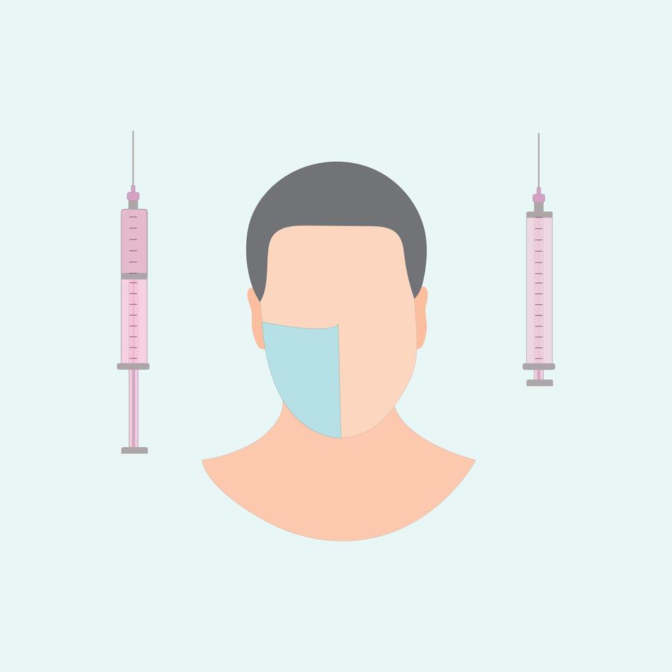 Vaccination against coronavirus. vector