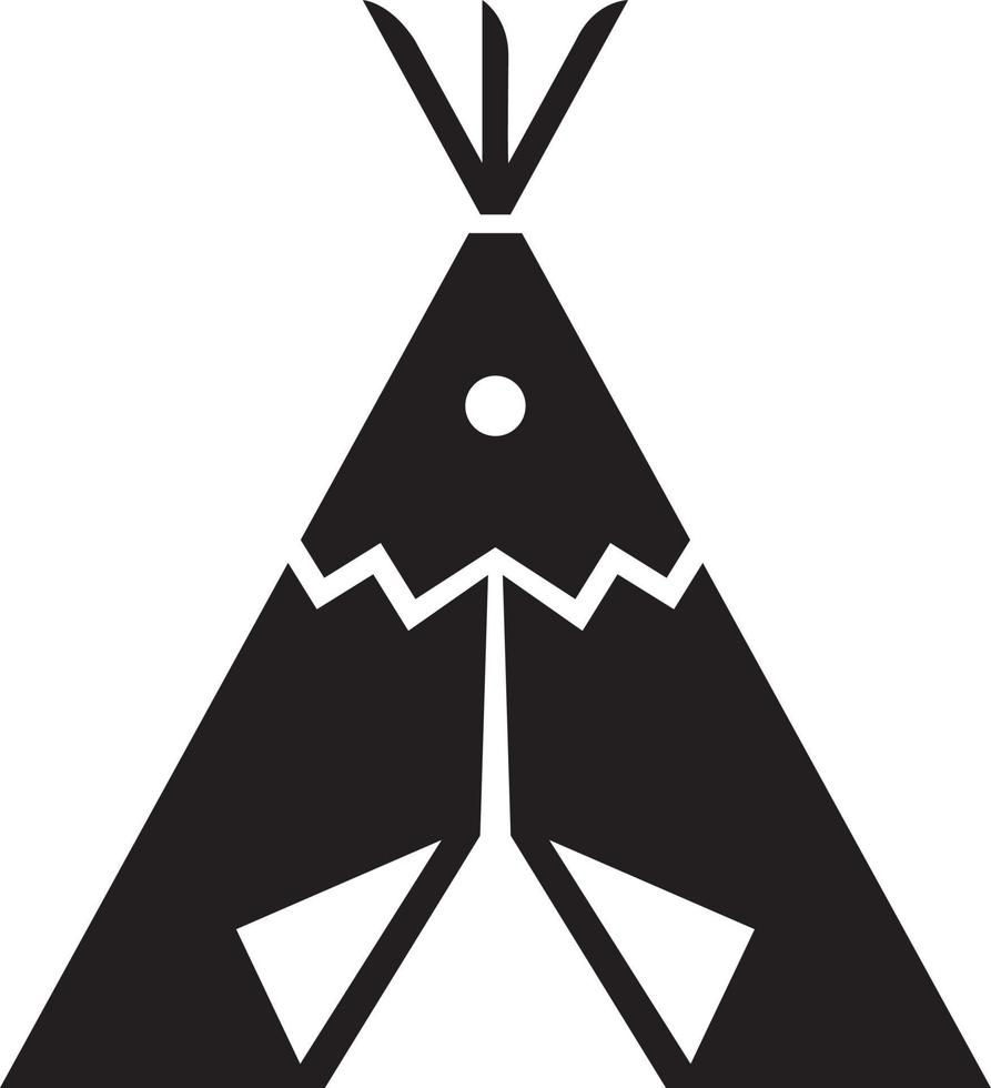 Teepee tent vector