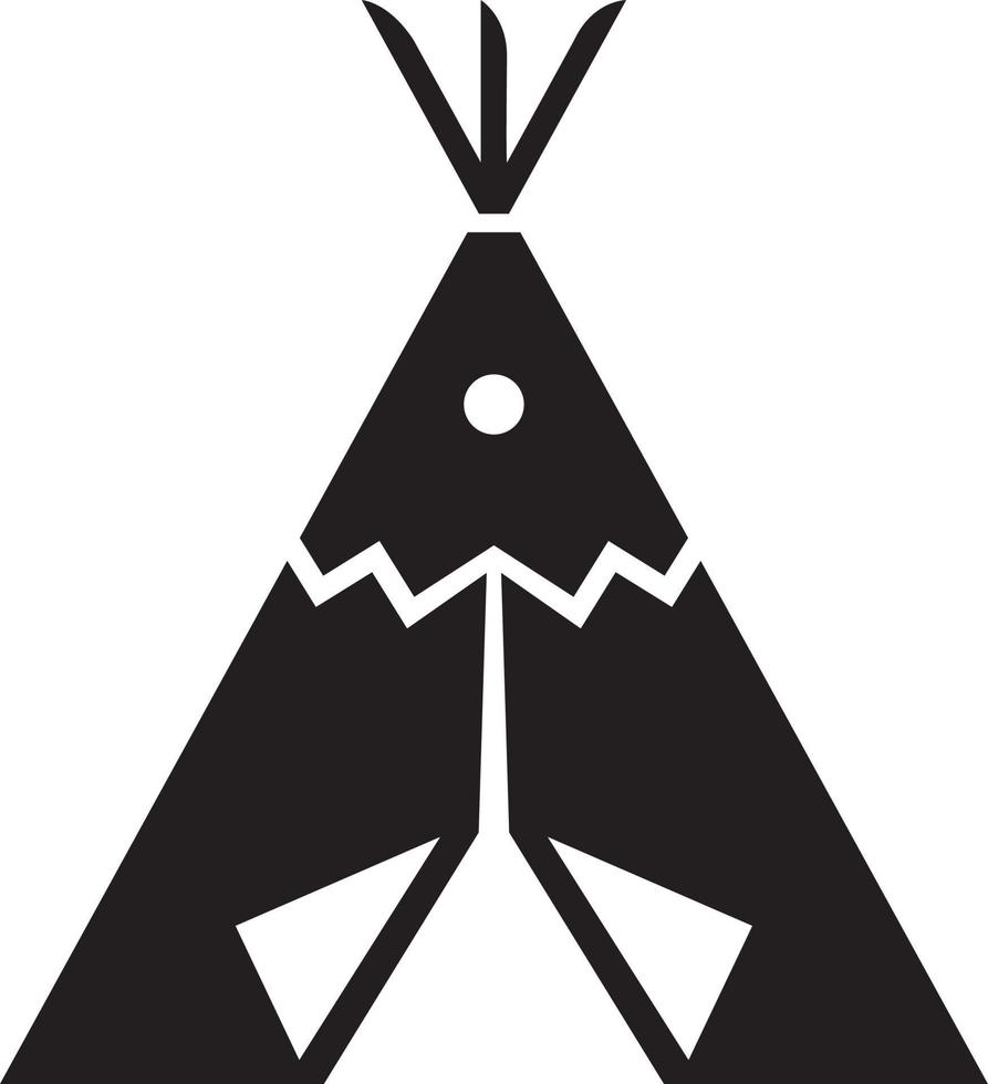 Teepee tent vector