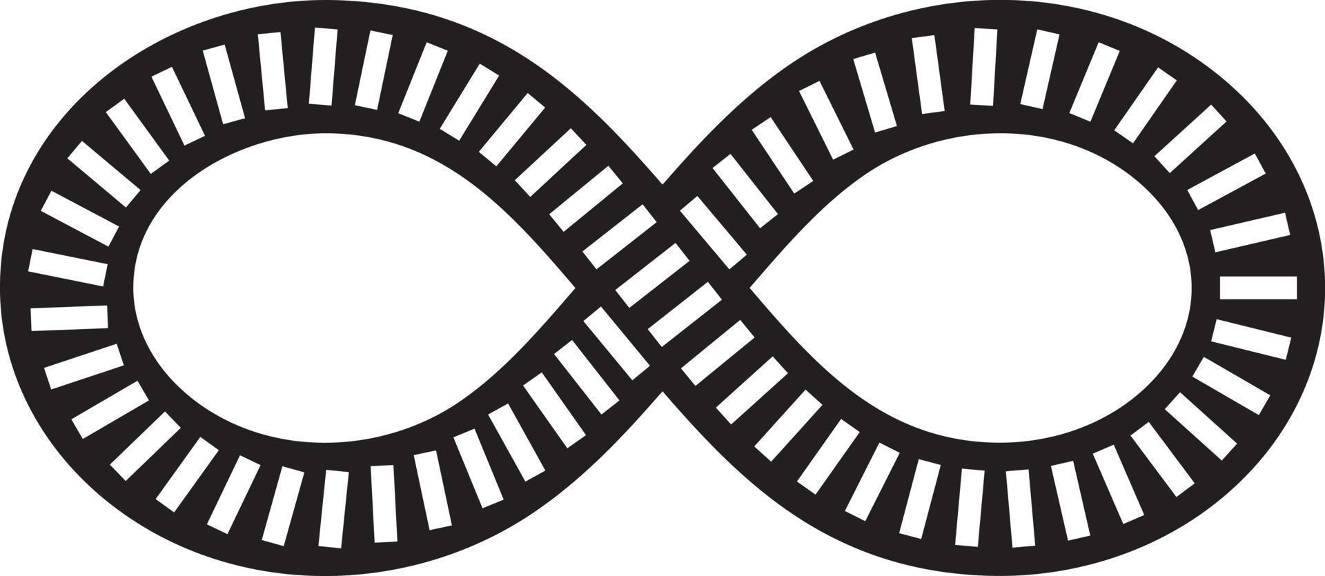 Infinity symbol vector