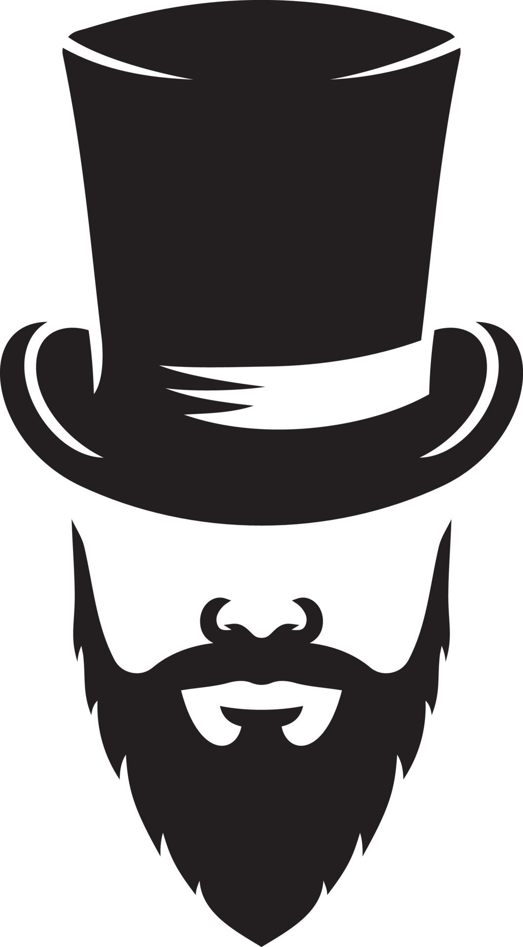 Top Hat Silhouette Vector Art, Icons, and Graphics for Free Download