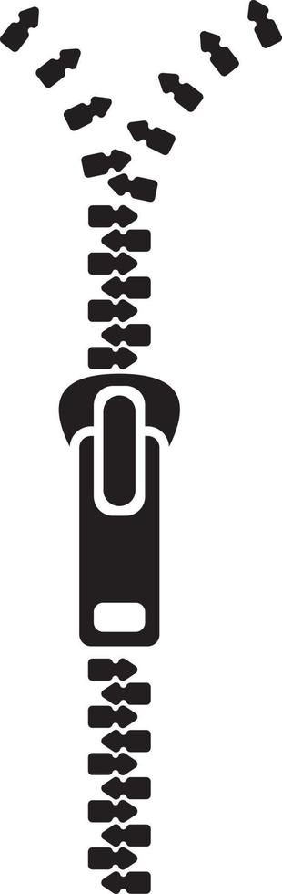 Zipper icon vector