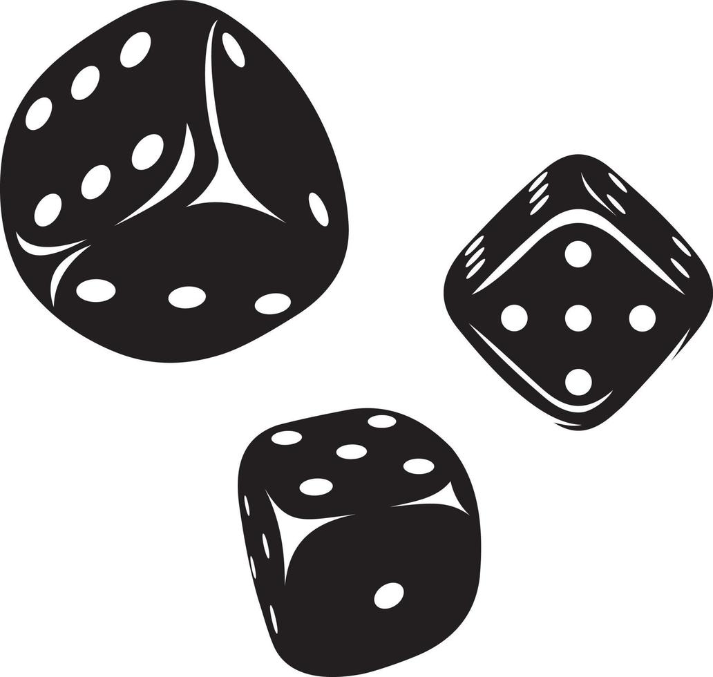 Dice vector concept