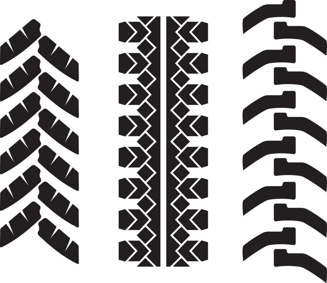 Car Tyre Treads vector