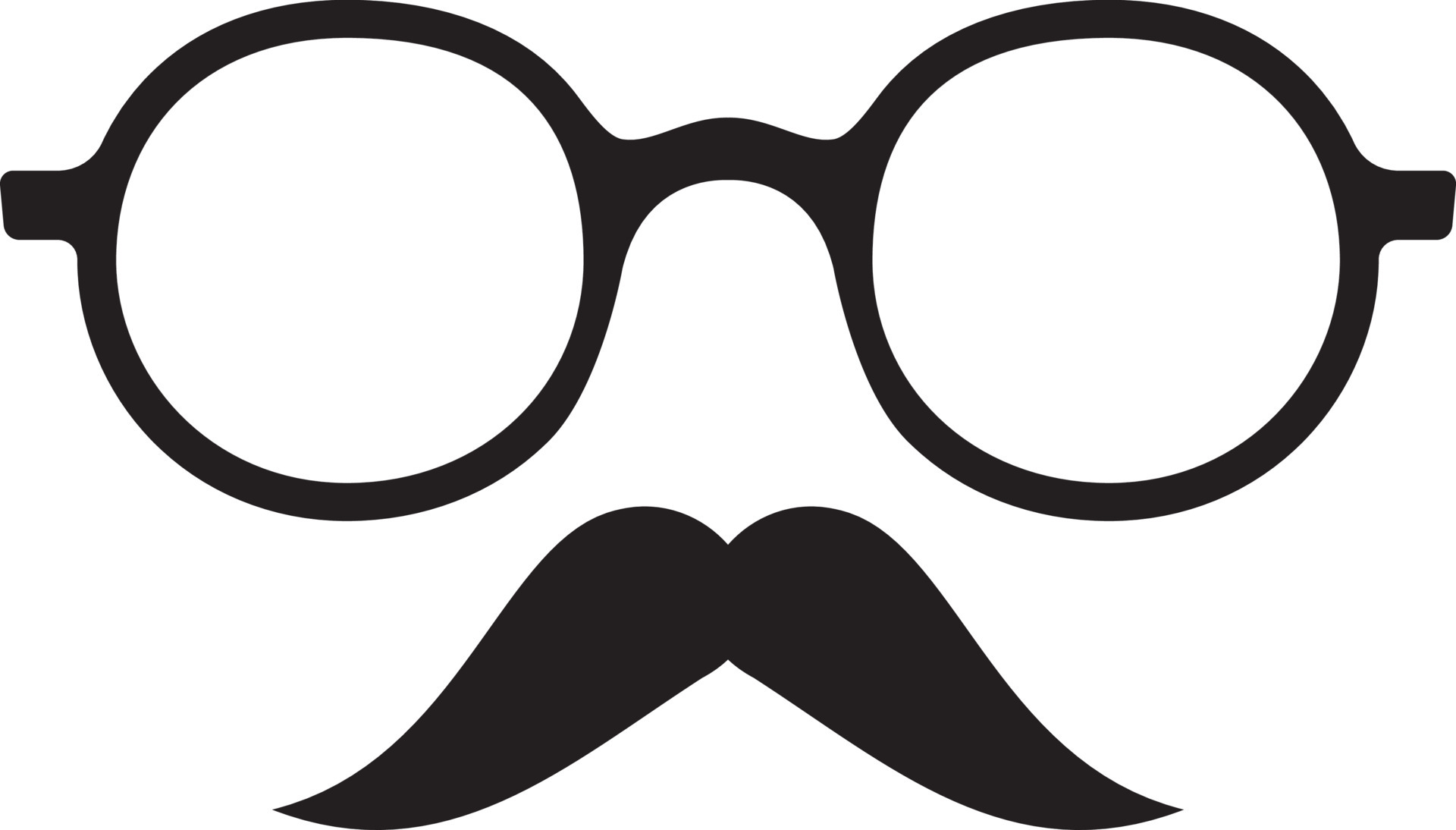 Sunglasses and moustache 4791257 Vector Art at Vecteezy