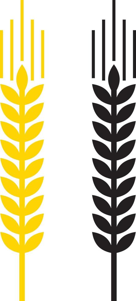 Wheat simple vector