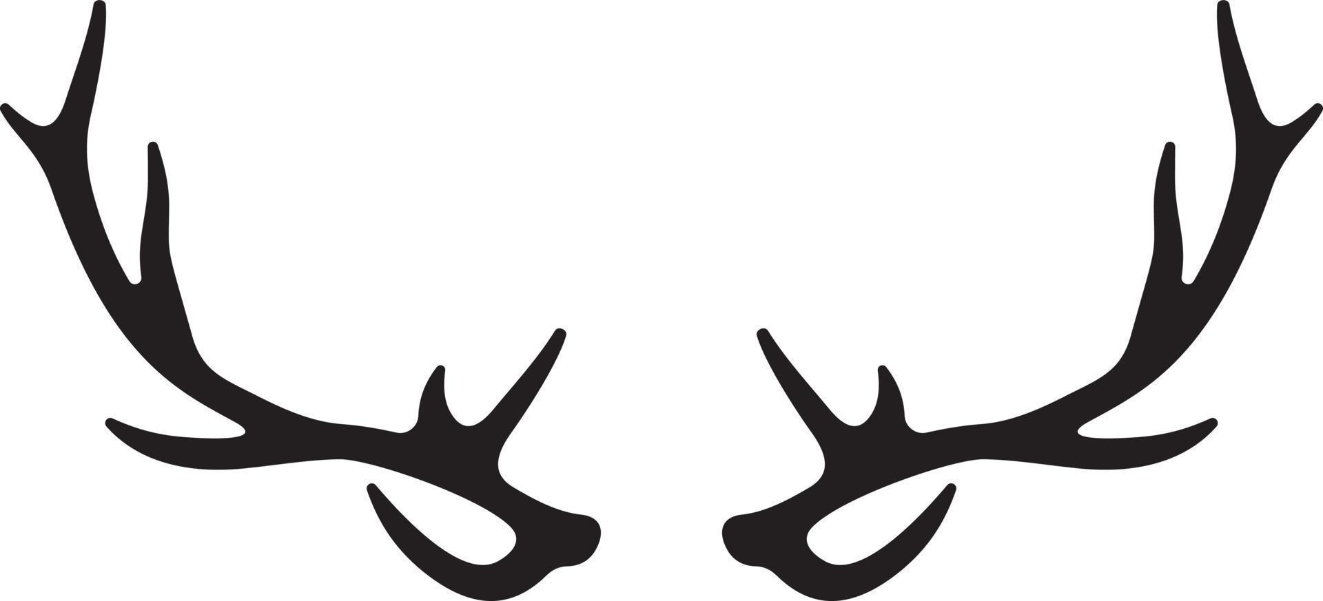 Antlers horns vector