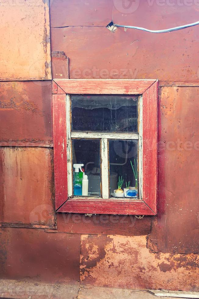 old village house window photo